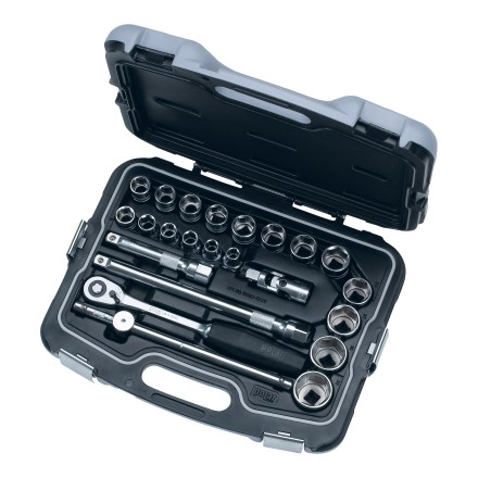 IMPA 610142 SOCKET SET 6-POINT 1/2" SQ DRIVE 10 - 32 MM POLAR