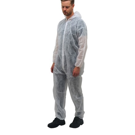 IMPA 190568 BOILERSUIT DISPOSABLE POLYPROPYLENE SIZE L