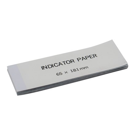 IMPA 652654 INDICATOR PAPER PAD M-2L METALLIC WHITE 50 PCS 65 X 181 MM - Image 2