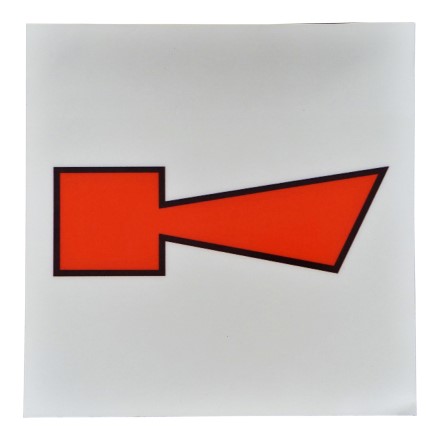 IMPA 336003 SIGN FIRE CONTROL HORN FIRE ALARM 150 X 150 MM