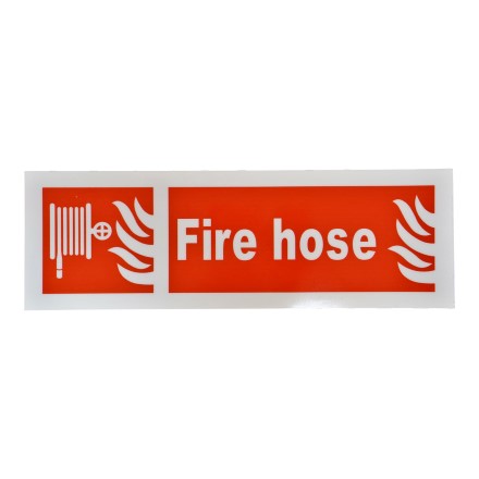 IMPA 336144 SIGN FIRE CONTROL FIRE HOSE RED 100 X 300 MM