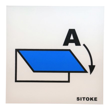 IMPA 336787 SYMBOL FIRE CONTROL ISO 17631 CLOSE DEVICE F/ACC VENT IN/OUT 150 X 150 MM