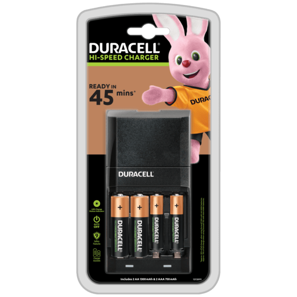 DURACELL 45 MINUTES BATTERY CHARGER