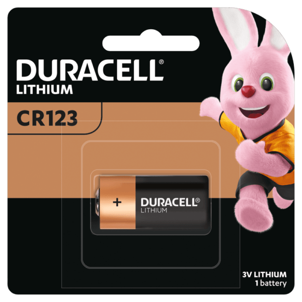 DURACELL HIGH POWER LITHIUM 123 BATTERY 3V