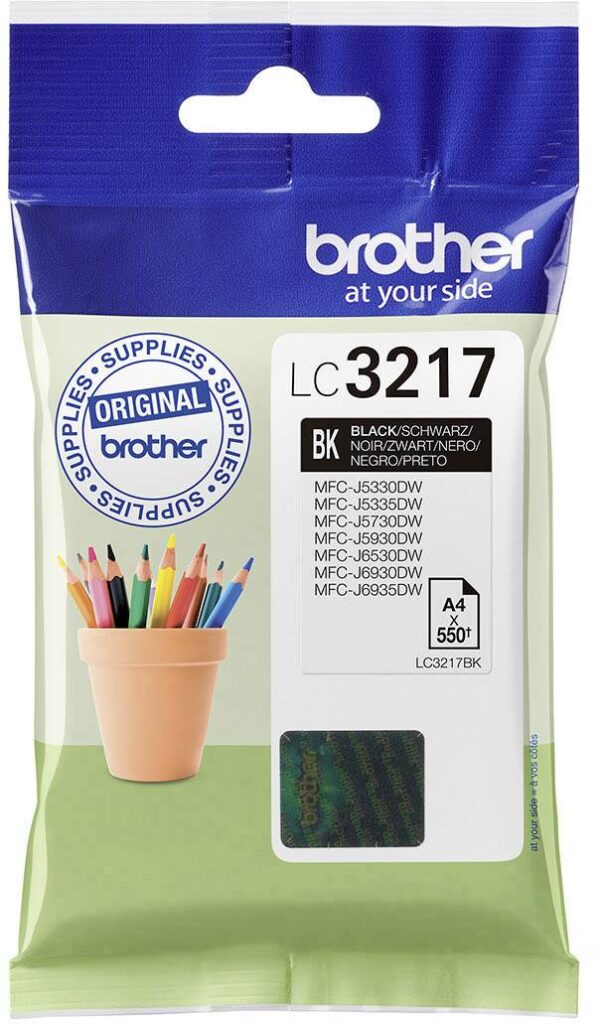 Brother Ink LC-3217BK Original Black