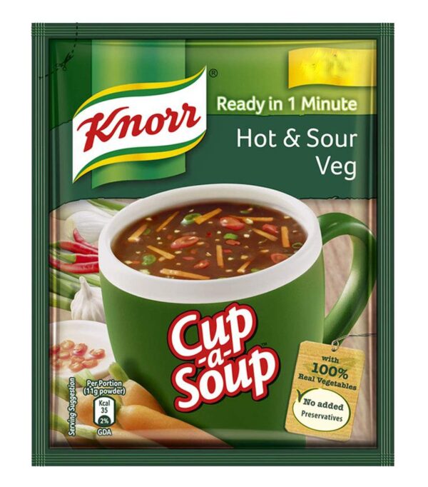 Knorr Hot & Sour Veg Cup-A-Soup