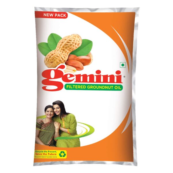 Gemini Filtered Groundnut Oil 1 L