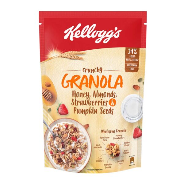 Kellogg's Honey Almond Pumpkin Seeds Granola: 450 gms