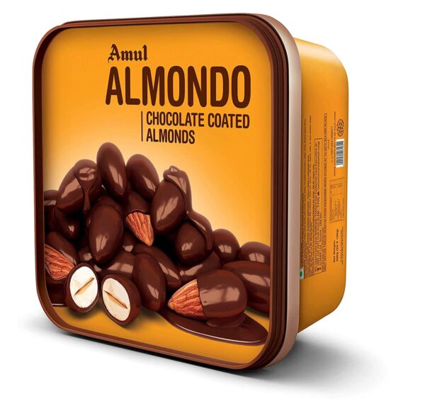 Amul Almondo Chocolate Coated Almonds: 200 gms