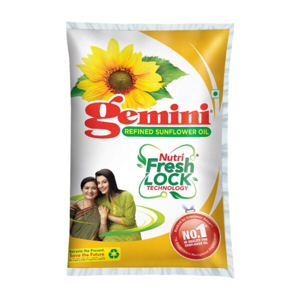 Gemini Refined Sunflower Oil 1 L