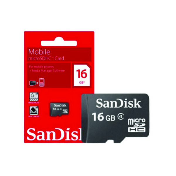 sandisk 16gb memory card